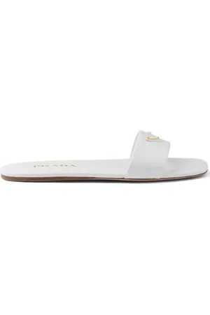 Prada Slippers con logo a triangolo