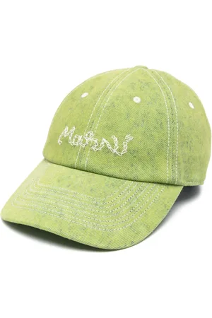 Marni Cappello denim con ricamo