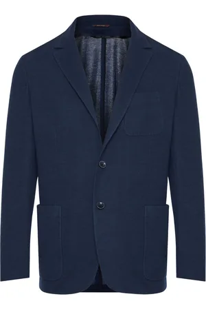 CANALI Blazer monopetto con revers a lancia