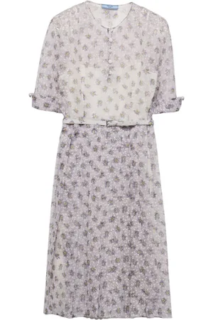 Prada Abito midi a fiori