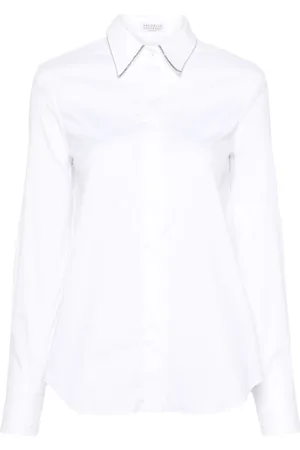 Brunello Cucinelli Camicia con catena Monili