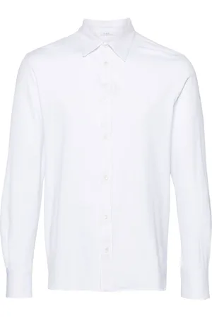 Malo Camicia con lacci sullo scollo