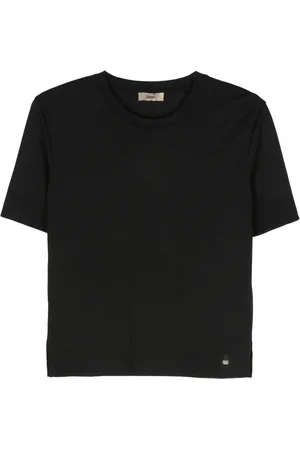 HERNO T-shirt a maglia fine