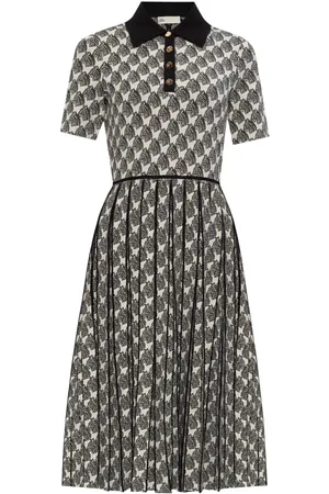 Tory Burch Abito midi a fantasia astratta