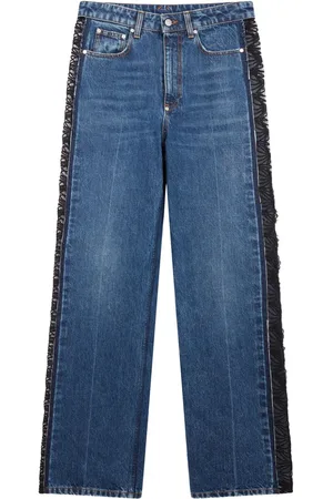 Stella McCartney Jeans dritti con inserti