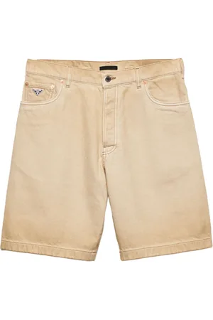 Prada Shorts denim con effetto schiarito