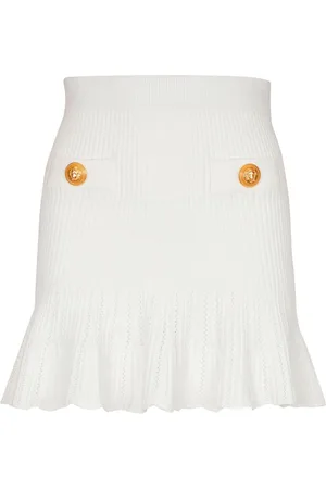 Balmain Minigonna con peplum