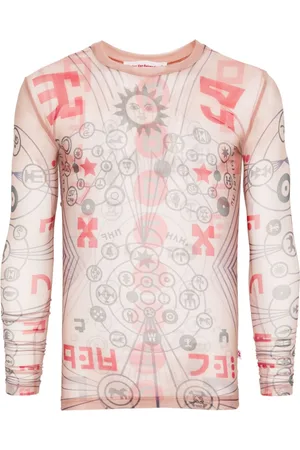 WALTER VAN BEIRENDONCK Top con stampa grafica