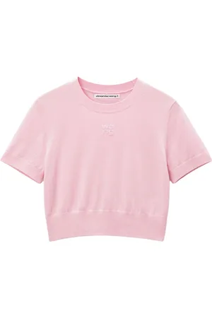 Alexander Wang T-shirt con logo goffrato