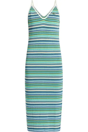 Lacoste Abito midi a righe