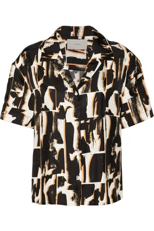 ASCENO Camicia Prague con stampa astratta
