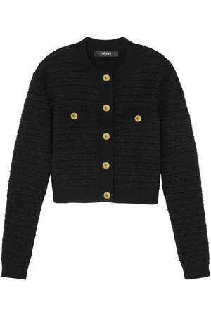 VERSACE Giacca bouclé in tweed