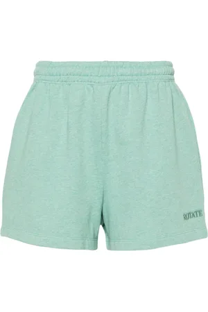 ROTATE Shorts mélange con ricamo