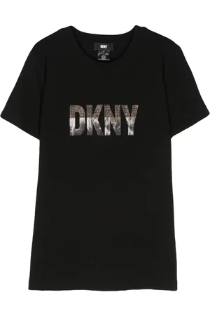 DKNY T-shirt con strass