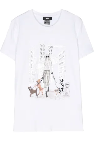 DKNY T-shirt con stampa grafica