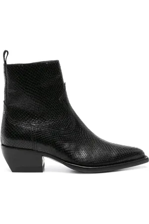 Golden Goose Stivaletti con effetto serpente