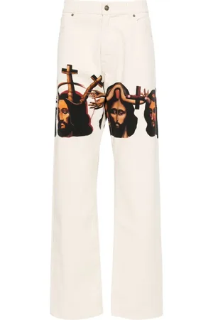 424 FAIRFAX Jeans con stampa grafica