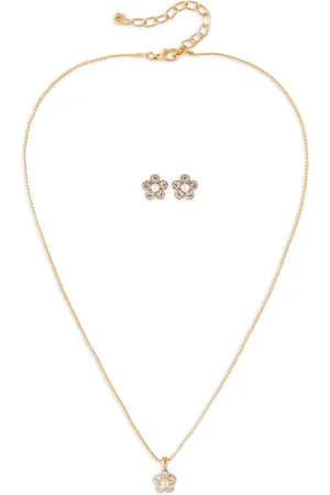 Nina Ricci Set orecchini e collana con cristalli Pre-owned anni 