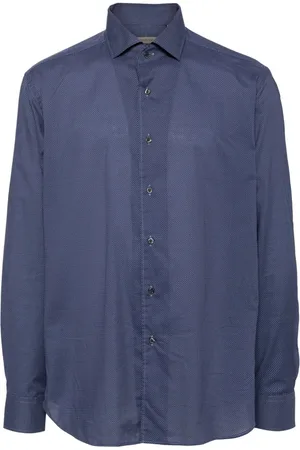 corneliani Camicia con spacchetto sul collo