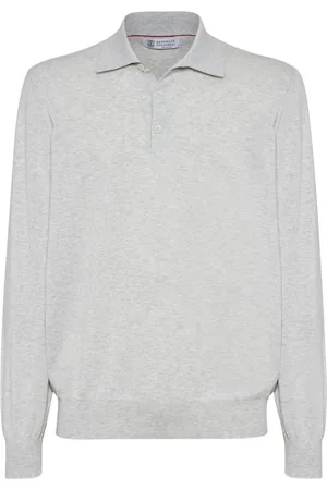 Brunello Cucinelli Polo con ricamo logo