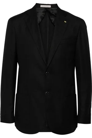 corneliani Blazer monopetto con dettaglio spilla