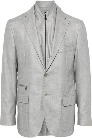 corneliani Blazer con effetto mélange