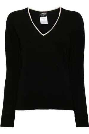 CHANEL Maglione con scollo a V 1997