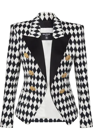 Balmain Blazer con revers a lancia