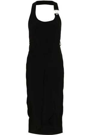 Moschino Abito midi con scollatura posteriore