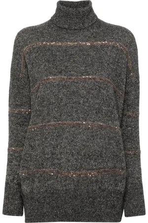 Brunello Cucinelli Maglione con paillettes