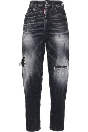 Dsquared2 Jeans dritti con effetto vissuto