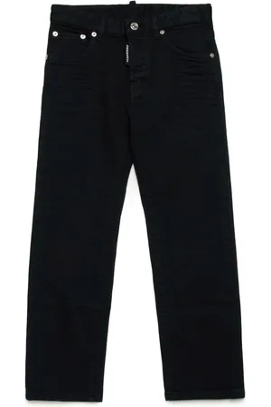 Dsquared2 Jeans dritti con dettaglio 3D