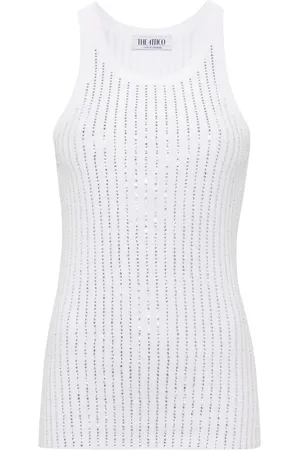 The Attico Canotta con strass