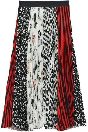 Msgm Gonna con stampa patchwork