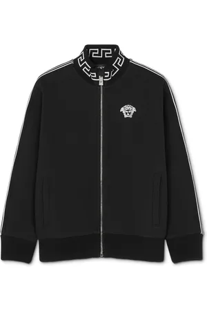 VERSACE Felpa con dettaglio Greca