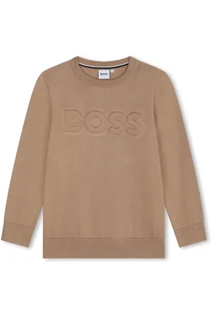 HUGO BOSS Maglione con logo goffrato