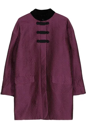 Dior Cappotto monopetto geometrico jacquard