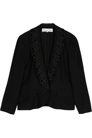 Dior Blazer monopetto con ricamo