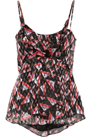 Isabel Marant Canotta Kalisia con stampa geometrica