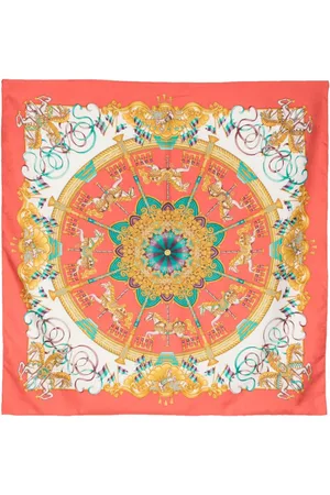 Hermès Foulard con stampa anni 