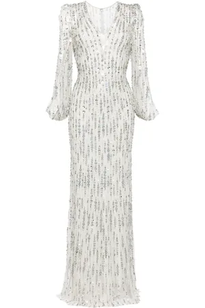 Jenny Packham Abito da sera Moondance con paillettes
