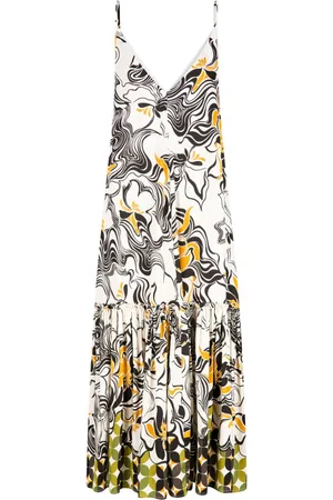 DRIES VAN NOTEN Abito con stampa