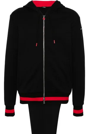 Kiton Tuta sportiva con ricamo