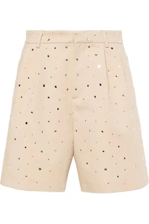 GIUSEPPE DI MORABITO Shorts con strass