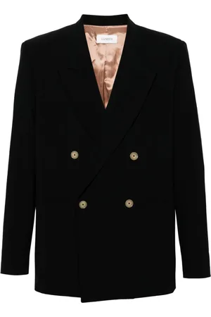 LANEUS Blazer doppiopetto con revers a lancia
