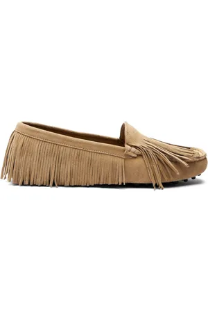 Scarosso Mocassini Cochise con frange