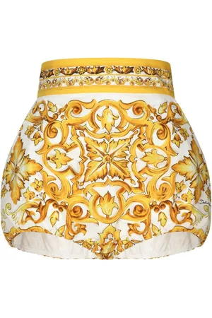 Dolce & Gabbana Shorts con stampa maioliche