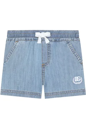 Dolce & Gabbana Shorts denim con ricamo