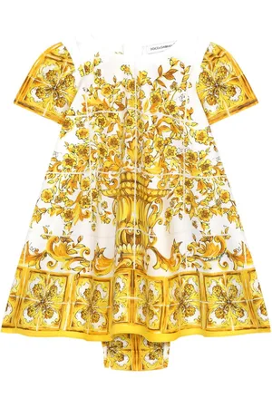 Dolce & Gabbana Top con stampa maioliche
