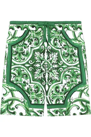Dolce & Gabbana Shorts con stampa maioliche